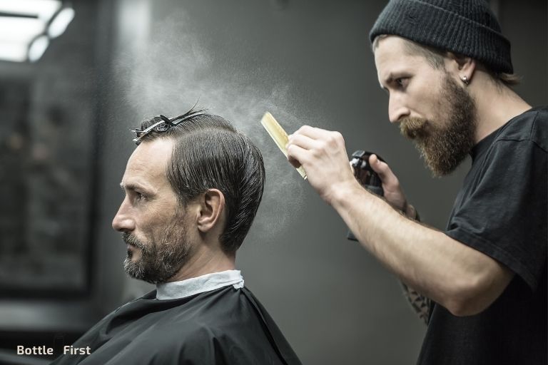 Explore Barbers' Haircut Spray Bottle Ingredients