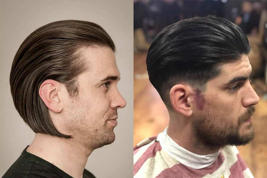 Classic back-combed haircut