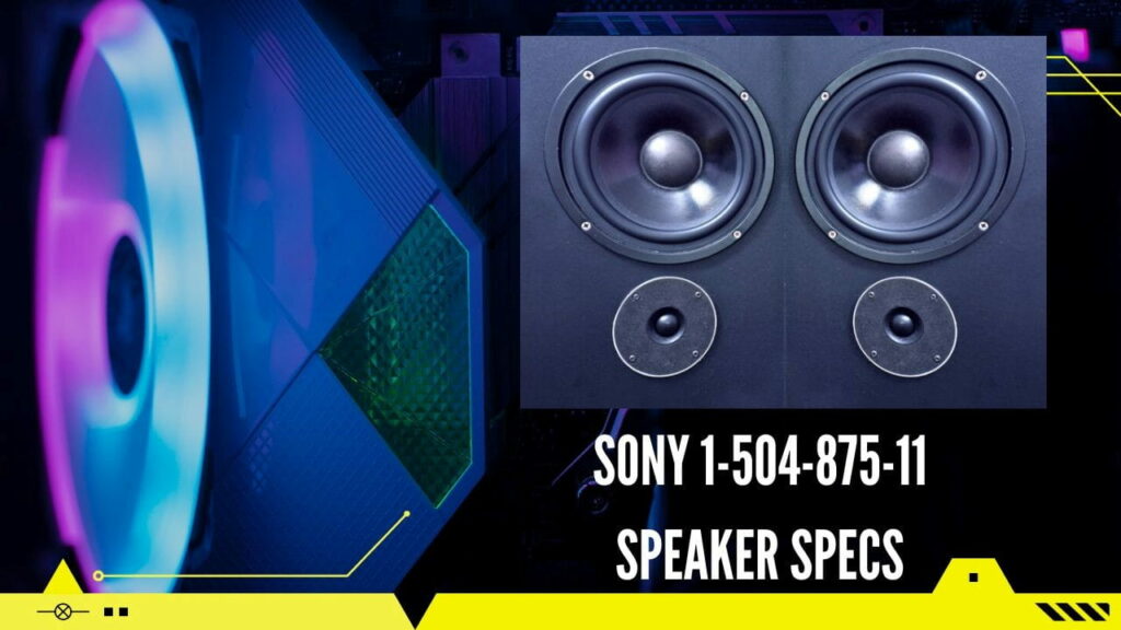 Sony 1-504-875-11 Speakers